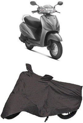 COVER WORLD Waterproof Two Wheeler Cover for Honda(Activa 125, Grey)