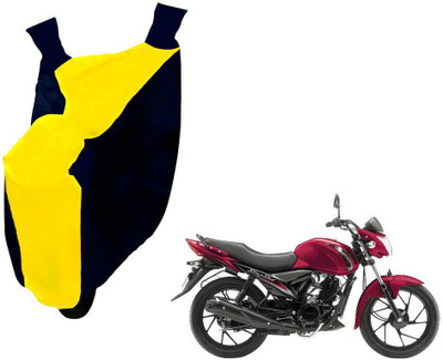 Auto Kite Two Wheeler Cover for Suzuki(Sling Shot Plus, Yellow, Blue)