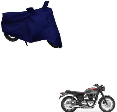 AuTO ADDiCT Two Wheeler Cover for Triumph(Twin spark, Blue)