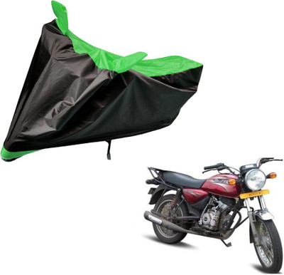 Amanzo Two Wheeler Cover for Bajaj(Boxer, Black, Green)