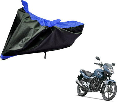 Flipkart SmartBuy Two Wheeler Cover for Suzuki(GS 150R, Black, Blue)