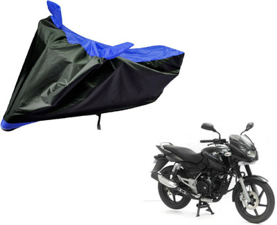 Flipkart SmartBuy Two Wheeler Cover for Bajaj(Pulsar, Black, Blue)
