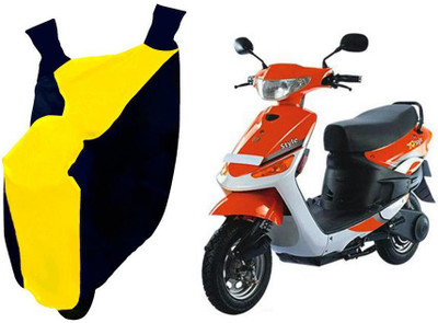 Auto Kite Two Wheeler Cover for Indus(Yo Style, Yellow, Blue)