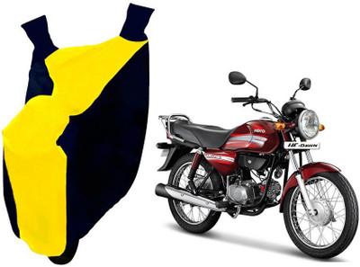 Auto Kite Two Wheeler Cover for Hero(HF Dawn, Yellow, Blue)