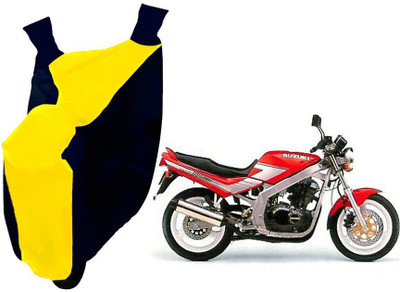 Auto Kite Two Wheeler Cover for Suzuki(GS, Yellow, Blue)