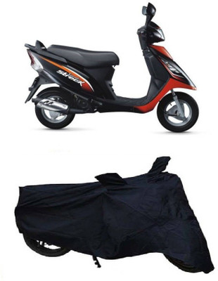 TVS Two Wheeler Cover for TVS(Scooty Streak, Black)
