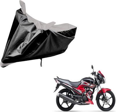 Flipkart SmartBuy Two Wheeler Cover for Yamaha(SS 125, Black, Silver)