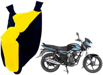 Auto Kite Two Wheeler Cover for Bajaj(Discover 100 DTS-i, Yellow, Blue)