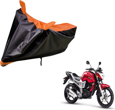 Flipkart SmartBuy Two Wheeler Cover for Yamaha(FZ, Black, Orange)