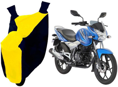 Auto Kite Two Wheeler Cover for Bajaj(Discover 125 DTS-i, Yellow, Blue)