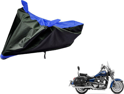 Flipkart SmartBuy Two Wheeler Cover for Triumph(Black, Blue)