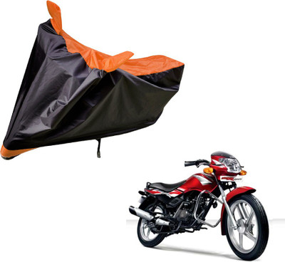 Amanzo Two Wheeler Cover for TVS(Star Sport, Black, Orange)