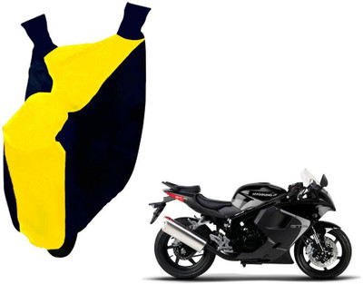 Auto Kite Two Wheeler Cover for Hyosung(GT250R, Yellow, Blue)