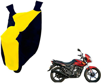 Auto Kite Two Wheeler Cover for TVS(Flame DS 125, Yellow, Blue)