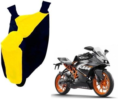 Auto Kite Two Wheeler Cover for KTM(RC 390, Yellow, Blue)