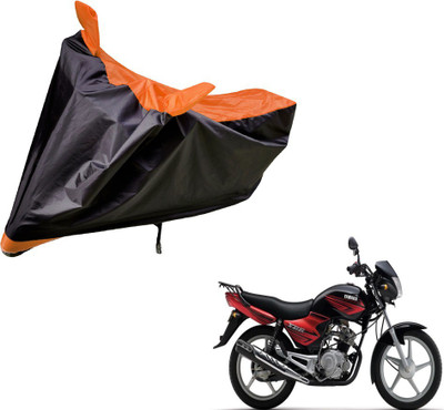 Flipkart SmartBuy Two Wheeler Cover for Yamaha(YBR 125, Black, Orange)