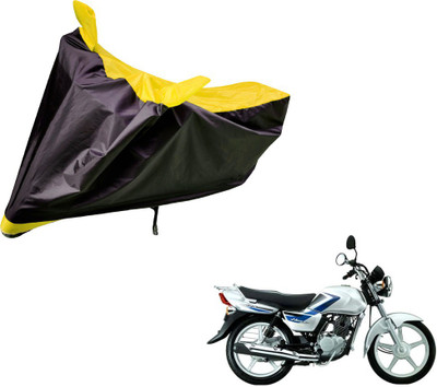 Amanzo Two Wheeler Cover for Suzuki(Heat, Black, Yellow)