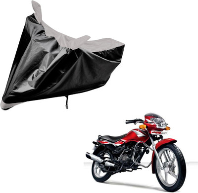 Amanzo Two Wheeler Cover for TVS(Star Sport, Black, Silver)