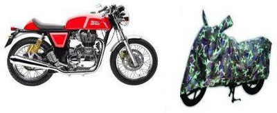TGP GROUP Waterproof Two Wheeler Cover for Royal Enfield(Continental GT, Multicolor)