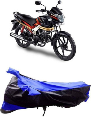PRTEK Two Wheeler Cover for Mahindra(Centuro, Black, Blue)