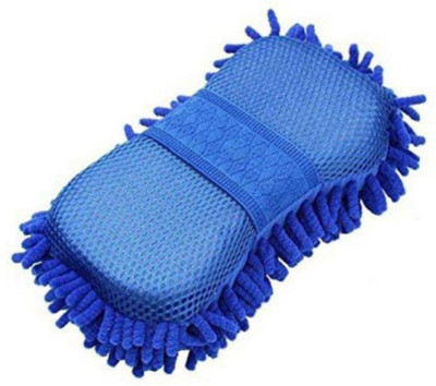 liveonshop Multipurpose Car Wash Sponge and Dry Cleaning Sponge Mitt Sponge(Pack of 1)