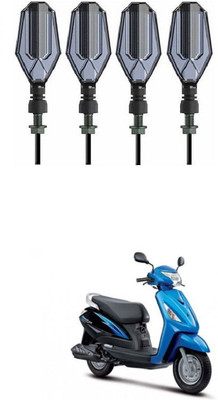 PRTEK Front, Side LED Indicator Light for Suzuki Universal For Bike(Blue, Yellow)