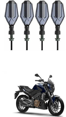 PRTEK Front, Side LED Indicator Light for Bajaj Universal For Bike(Blue, Yellow)