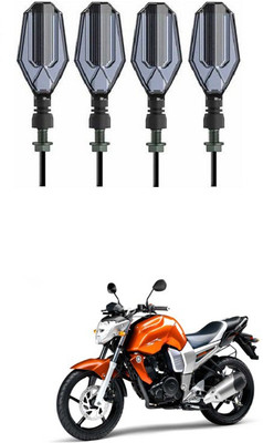 PRTEK Front, Side LED Indicator Light for Yamaha FZ16(Blue, Yellow)