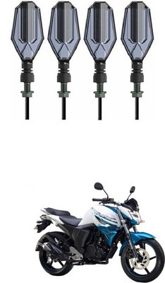 PRTEK Front, Side LED Indicator Light for Yamaha FZ S(Blue, Yellow)