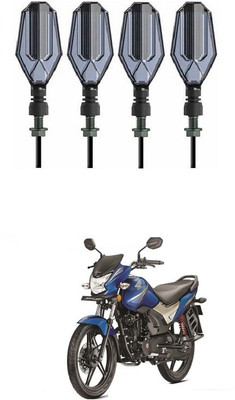 PRTEK Front, Side LED Indicator Light for Honda CB Shine(Blue, Yellow)