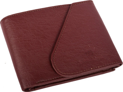 RPF Men Trendy Brown Artificial Leather Wallet(5 Card Slots)