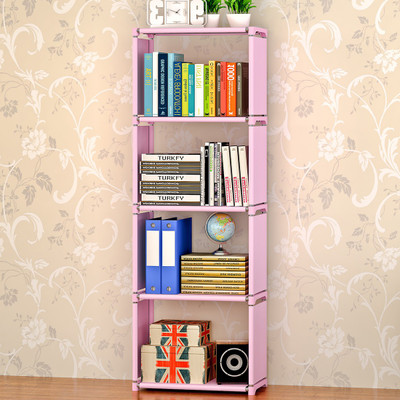 Furn Central Metal Open Book Shelf(Finish Color - Pink, DIY(Do-It-Yourself))