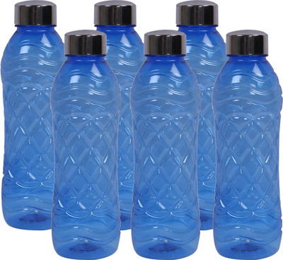 KUBER INDUSTRIES 1000 ml Plastic Bottle(Pack of 6, Multicolor)