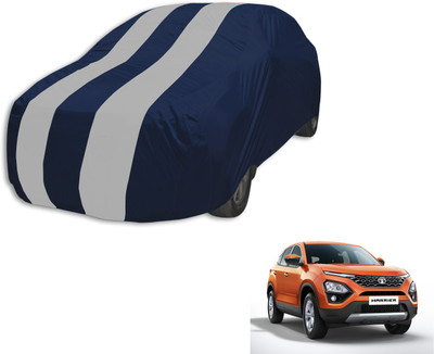 MOCKHE Car Cover For Tata Harrier (Without Mirror Pockets)(Blue, Silver)