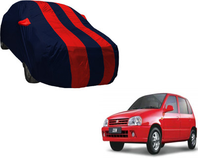 Amanzo Car Cover For Maruti Suzuki Zen (With Mirror Pockets)(Black, Red)