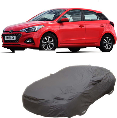 ANLOPE Car Cover For Hyundai i20 Active (With Mirror Pockets)(Grey)