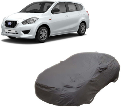 ANLOPE Car Cover For Datsun Go+ (With Mirror Pockets)(Grey)