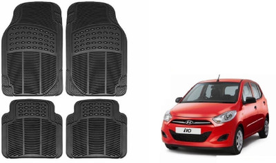 Auto Oprema Rubber Standard Mat For  Hyundai i10(Black)