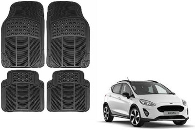 Auto Oprema Rubber Standard Mat For  Ford New Fiesta(Black)