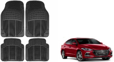 Auto Oprema Rubber Standard Mat For  Hyundai Elantra(Black)