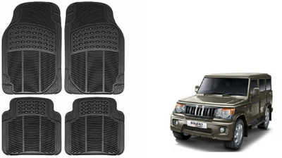 Auto Oprema Rubber Standard Mat For  Mahindra Bolero(Black)