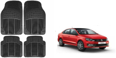 Auto Oprema Rubber Standard Mat For  Volkswagen Vento(Black)