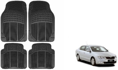 Auto Oprema Rubber Standard Mat For  Renault Logan Edge(Black)