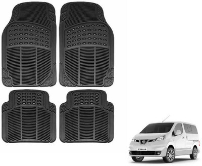 Auto Oprema Rubber Standard Mat For  Nissan Evalia(Black)