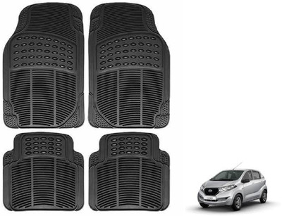 Auto Oprema Rubber Standard Mat For  Datsun Redi GO(Black)