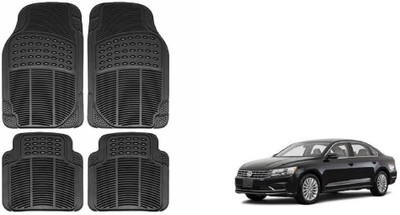 Auto Oprema Rubber Standard Mat For  Volkswagen Passat(Black)