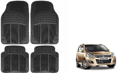 Auto Oprema Rubber Standard Mat For  Maruti Suzuki WagonR(Black)