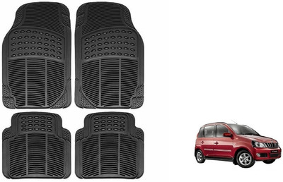 Auto Oprema Rubber Standard Mat For  Mahindra Quanto(Black)