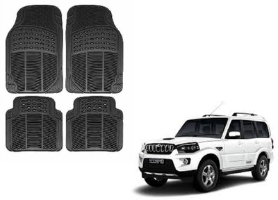Auto Oprema Rubber Standard Mat For  Mahindra New Scorpio(Black)