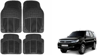 Auto Oprema Rubber Standard Mat For  Tata Safari Storme(Black)
